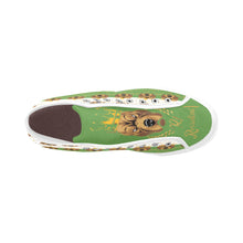 #Rossolini1# PAK White/Green Tongue Vancouver H Women's Canvas Shoes (1013-1)