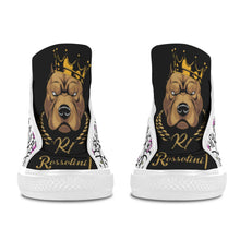 #Rossolini1# Kitty 1 White Bottom - Black Tongue Women's Shoes