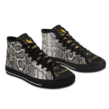 #Rossolini1# Snake Skin 2 Black Bottom Men's Shoes (Art)