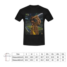 #Rossolini1# Playa  Seahawks Stadium Background - Black T-Shirt