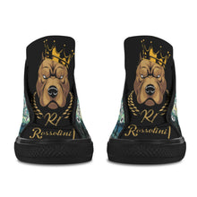 #Rossolini1# Starry 1889 Black Bottom Women's Shoes (Art)