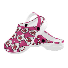 #Rossolini1# Team Pink Custom Print Foam Crocs for Adults