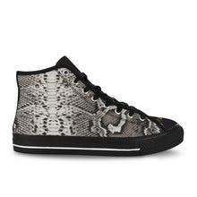 #Rossolini1# Snake Skin 2 Black Bottom Women's Shoes (Art)