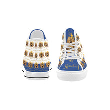 #Rossolini1# PAK White/Blue Tongue Vancouver H Men's Canvas Shoes (1013-1)