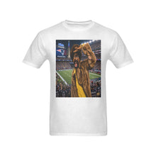 #Rossolini1# Playa  Patriots Stadium Background - White T-Shirt