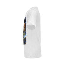 #Rossolini1# Playa Lions Stadium Background - White T-Shirt