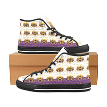 #Rossolini1# PAK White/Purple Black Bottom Vancouver H Men's Canvas Shoes (1013-1)