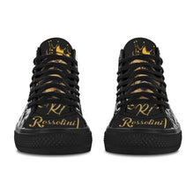#Rossolini1# Snake Skin 3 Black Bottom Women's Shoes (Art)