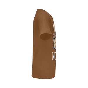 #Rossolini1# No Justice No Peace Brown T-Shirt
