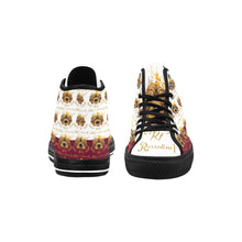 #Rossolini1# PAK White/Candy Apple Red Black Bottom Vancouver H Women's Canvas Shoes (1013-1)