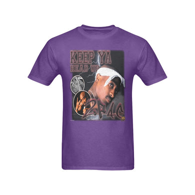 #Rossolini1# Keep Ya Head Up Purple T-Shirt