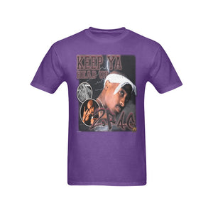 #Rossolini1# Keep Ya Head Up Purple T-Shirt
