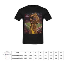 #Rossolini1# Playa Cardinals Stadium Background - Black T-Shirt