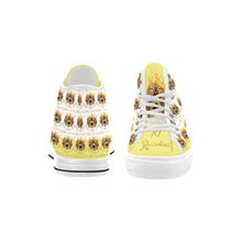 #Rossolini1# PAK White/Yellow Tongue Vancouver H Men's Canvas Shoes (1013-1)