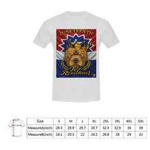 #Rossolini1#  Juneteeth R-W-B Flag- White T-Shirt