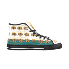 #Rossolini1# PAK White/Kelly Green Black Bottom Vancouver H Men's Canvas Shoes (1013-1)