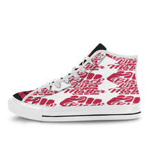 #Rossolini1# Black Lives Matter 9s BT Red Fist White Bottom Women's Shoes