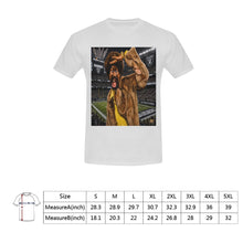 #Rossolini1# Playa Raiders Stadium Background - White T-Shirt