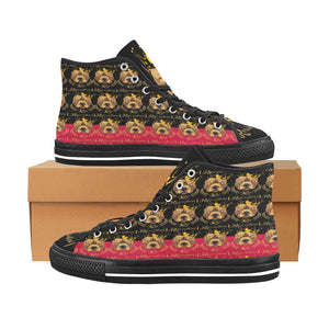 #Rossolini1# PAK Black/Red Black Bottom 2 Vancouver H Men's Canvas Shoes (1013-1)