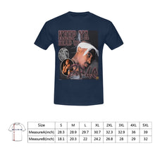#Rossolini1# Keep Ya Head Up Navy Blue T-Shirt