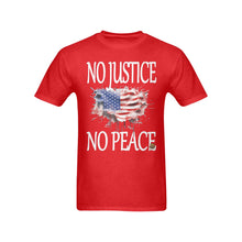 #Rossolini1# No Justice No Peace Flag Red