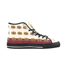 #Rossolini1# PAK White/Candy Apple Red Black Bottom Vancouver H Men's Canvas Shoes (1013-1)