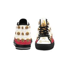 #Rossolini1# PAK Whte/Red Black Bottom Vancouver H Women's Canvas Shoes (1013-1)