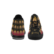 #Rossolini1# PAK Black/Candy Apple Red Black Bottom 2 Vancouver H Men's Canvas Shoes (1013-1)