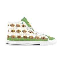 #Rossolini1# PAK White/Green Tongue Vancouver H Men's Canvas Shoes (1013-1)