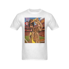 #Rossolini1# Playa Chiefs Stadium Background - White T-Shirt