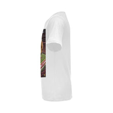#Rossolini1# Playa Cardinals Stadium Background - White T-Shirt