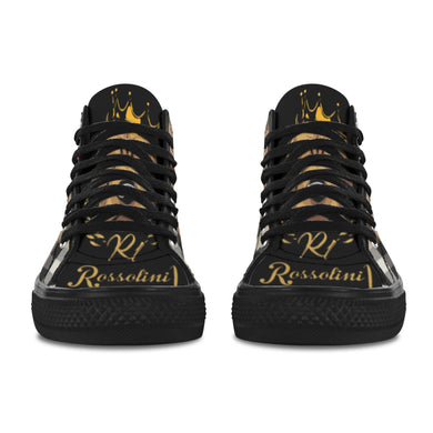 #Rossolini1# AK1 Black Bottom 3 Vancouver H Men's Canvas Shoes (1013-1)