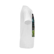 #Rossolini1# Playa Eagles Stadium Background - White T-Shirt