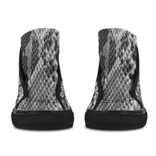#Rossolini1# Snake Skin 3 Original Black Bottom Women's Shoes (Art)