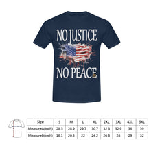 #Rossolini1# No Justice No Peace Flag Navy