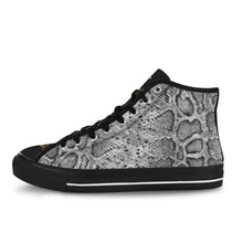 #Rossolini1# Snake Skin 1 Black Bottom Women's Shoes (Art)