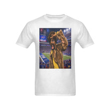 #Rossolini1# Playa  Bills Stadium Background - White T-Shirt