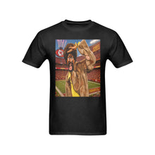 #Rossolini1# Playa Chiefs Stadium Background - Black T-Shirt