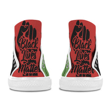 #Rossolini1# Black Lives Matter B/R/G White Bottom Men's Shoes