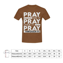#Rossolini1# Pray On It Brown T-Shirt