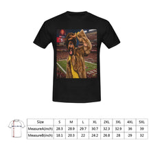 #Rossolini1# Playa 49ERS Stadium Background - Black T-Shirt