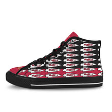 #Rossolini1# KC Team PAK Black/Red Black Bottom Vancouver H Men's Canvas Shoes (1013-1)