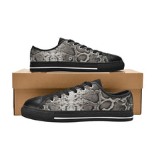 #Rossolini1# Snake Skin 2 Original Black Bottom Women's Shoes (Art)
