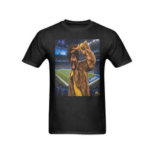 #Rossolini1# Playa Lions Stadium Background - Black T-Shirt
