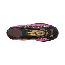 #Rossolini1# PAK Black/Hot Pink Black Bottom 2 Vancouver H Men's Canvas Shoes (1013-1)