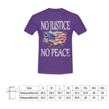 #Rossolini1# No Justice No Peace Flag Purple