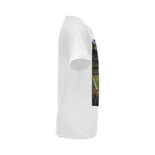 #Rossolini1# Playa  Saints Stadium Background - White T-Shirt
