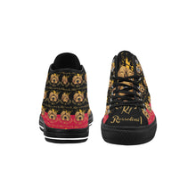 #Rossolini1# PAK Black/Red Black Bottom 2 Vancouver H Women's Canvas Shoes (1013-1)