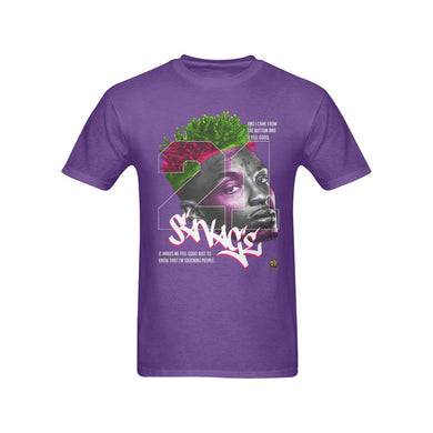 #Rossolini1# 21 Savage Purple T-Shirt