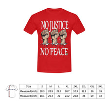 #Rossolini1# No Justice No Peace Red T-Shirt